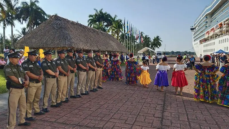 Puerto Chiapas llegada de Crucero